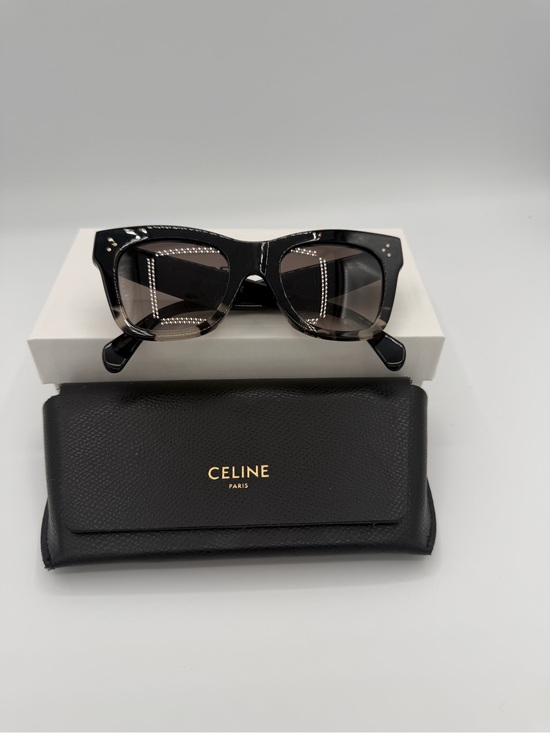 Celine Accessories - Celine CL4004IN Black Tortoise Oversized Cat Eye Sunglasses